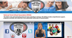 Desktop Screenshot of nationalhomeschoolassociation.com